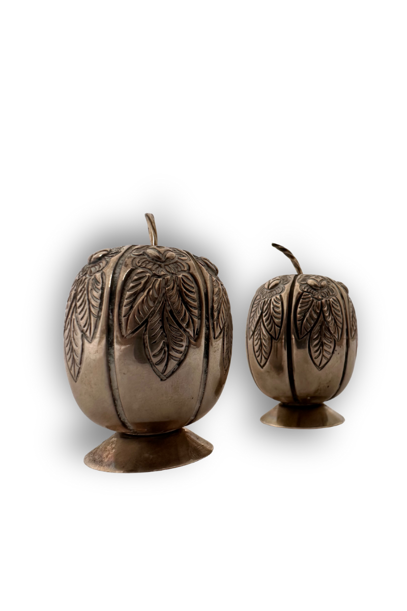 Silver Salt & Pepper Set Feuilles d’Argent - Imagen 2